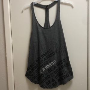 “Be a hero” marvel tank